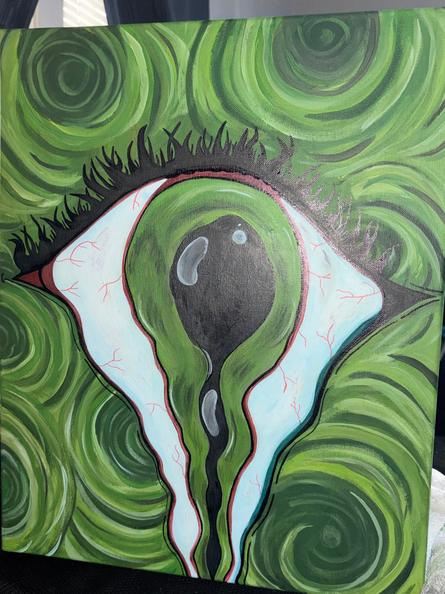 ‘Green Eyed Illusion’ Painting