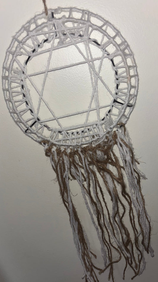 Handmade White Dream Catcher