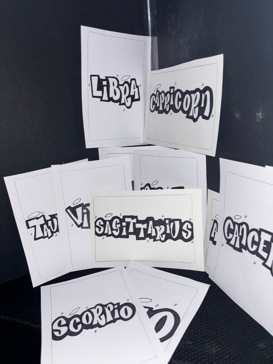 Jumbo Zodiac Cards